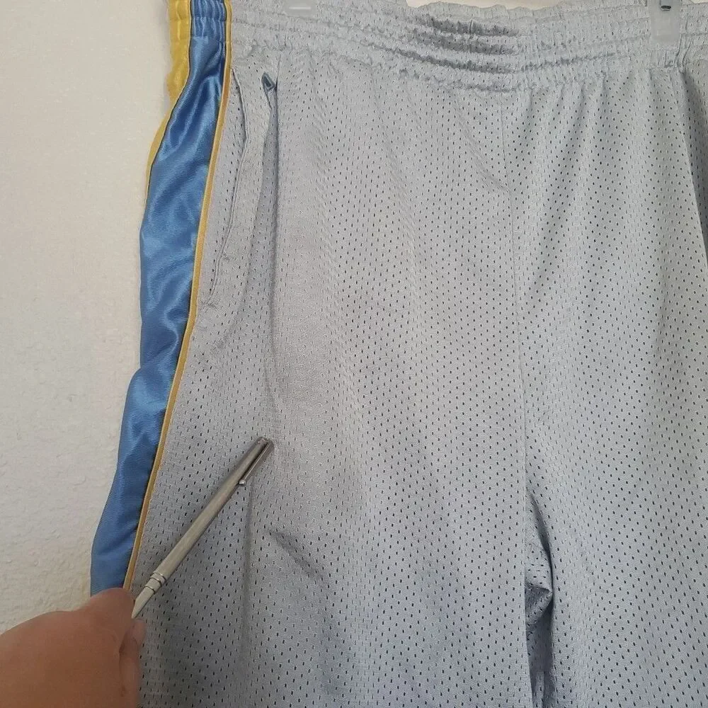 UCLA  Basketball Shorts Colosseum Athletics Men’s Size XL Gray UCLA Blue Yellow